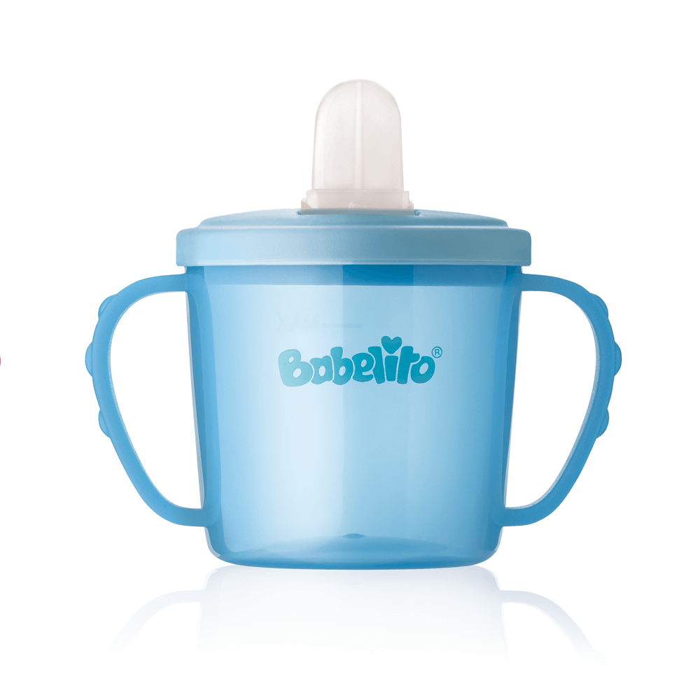 Deliplus Vaso bebe aprendizaje con asas y boquilla blanda unisex