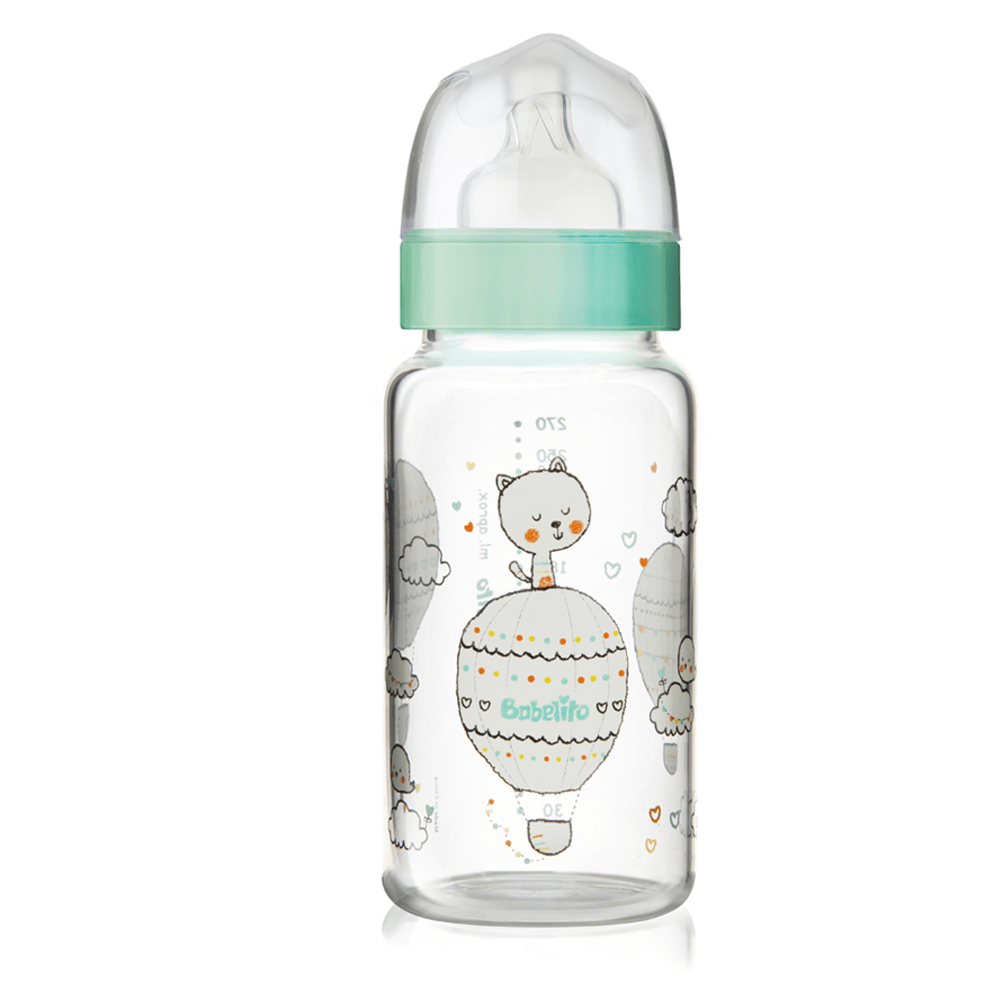 Borosilicate Glass Bottle 270ml Wide Neck - Image 3