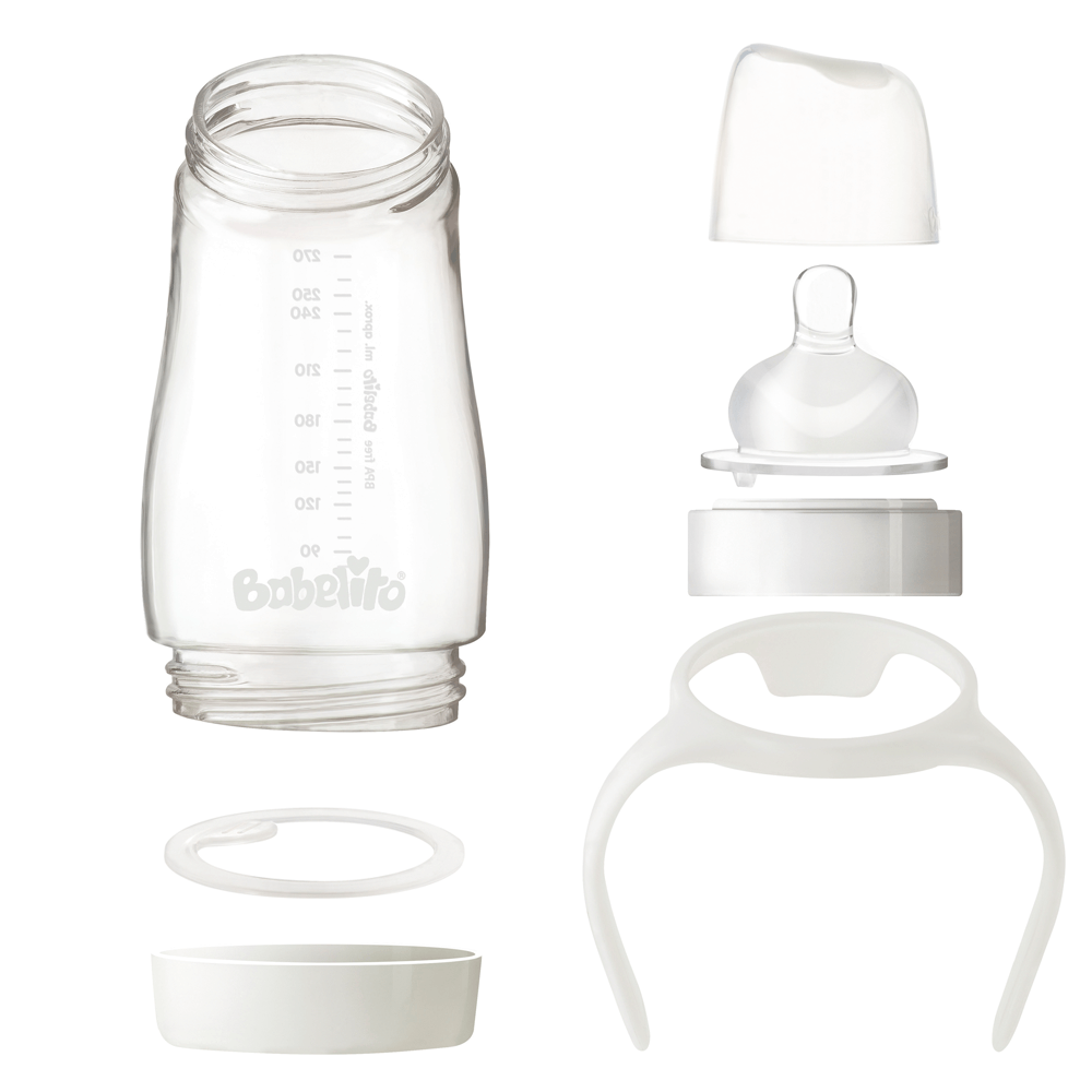 Biberón Angular Boca Ancha con Asas 270ml - Imagen 4