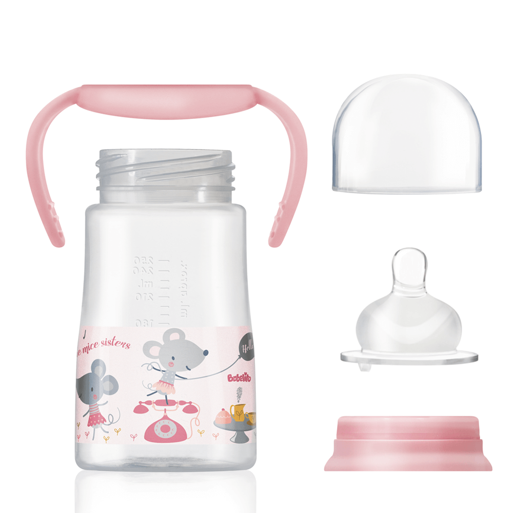 Biberón Boca Ancha con Asas 250ml - Imagen 3