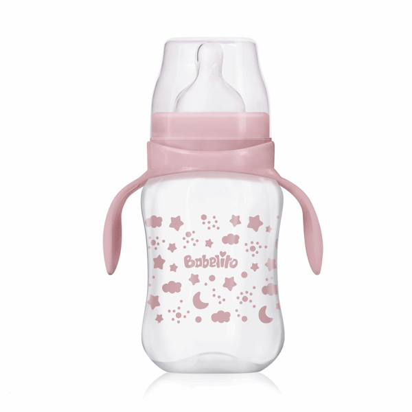 Biberón Boca Ancha 250ml con asas