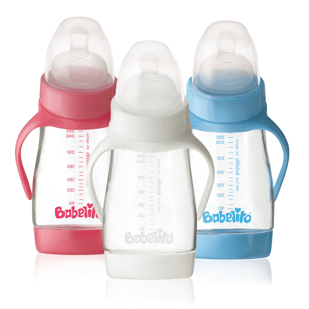 Biberón Angular Boca Ancha con Asas 270ml - Imagen 2