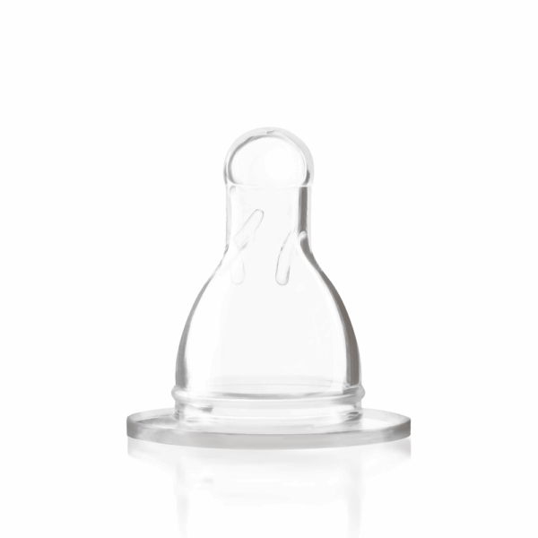 2 Tetinas de Silicona Boca Estándar