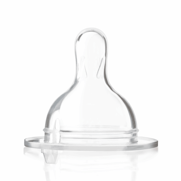 2 Tetinas de Silicona Boca Ancha EasyFlow