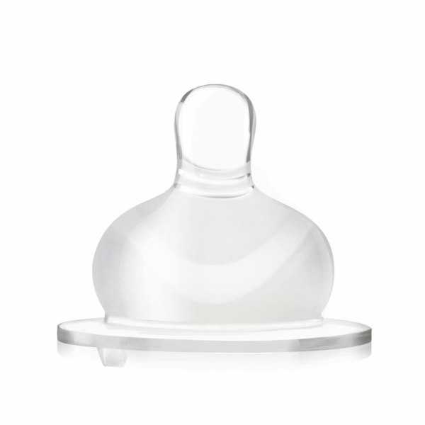 2 Tetinas de Silicona Boca Ancha SuperSoft