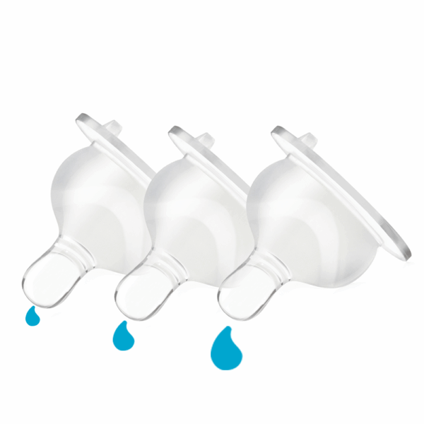 Alternative view of 2 Tetinas de Silicona Boca Ancha SuperSoft