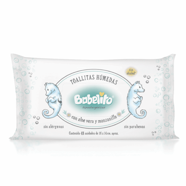 Wet wipes with aloe vera extract