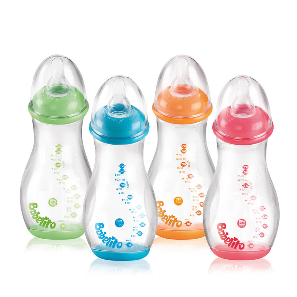 Biberón Angular Boca Estándar 250ml - Imagen 2