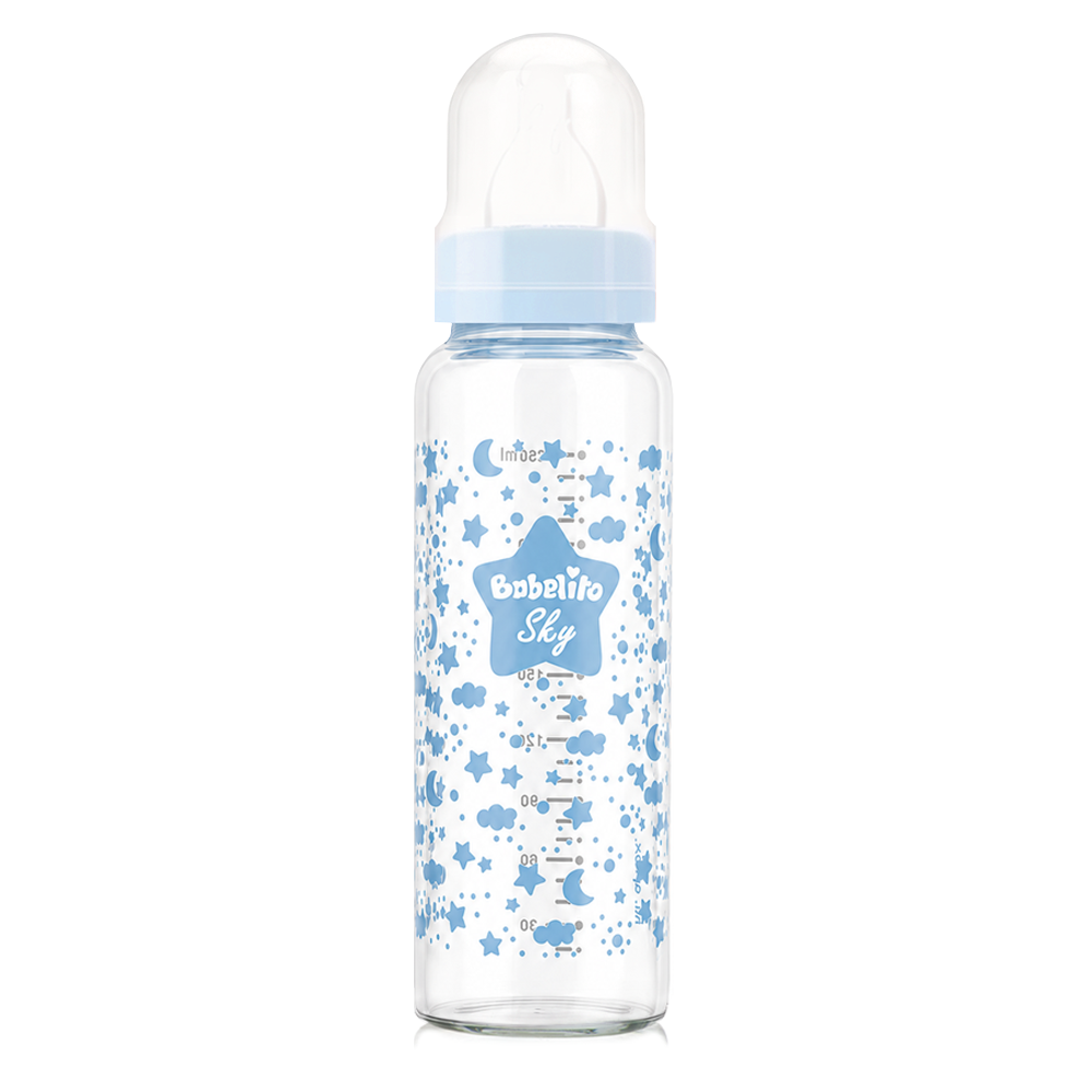 Biberón de Vidrio Borosilicato Boca Estándar 250ml - Imagen 3