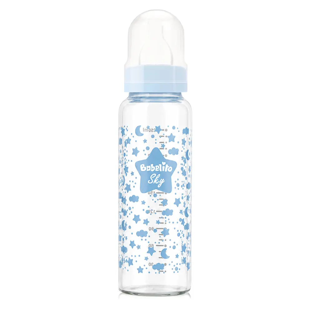 Biberón de Vidrio Borosilicato Boca Estándar 250ml - Imagen 3