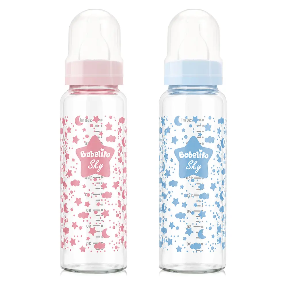 Biberón de Vidrio Borosilicato Boca Estándar 250ml - Imagen 2