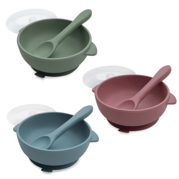 Alternative view of Bowl antideslizante y cuchara Todo-Silicona